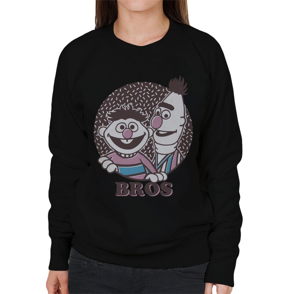 Sesame Street Ernie And Bert Bros Women's Sweatshirt-ALL + EVERY