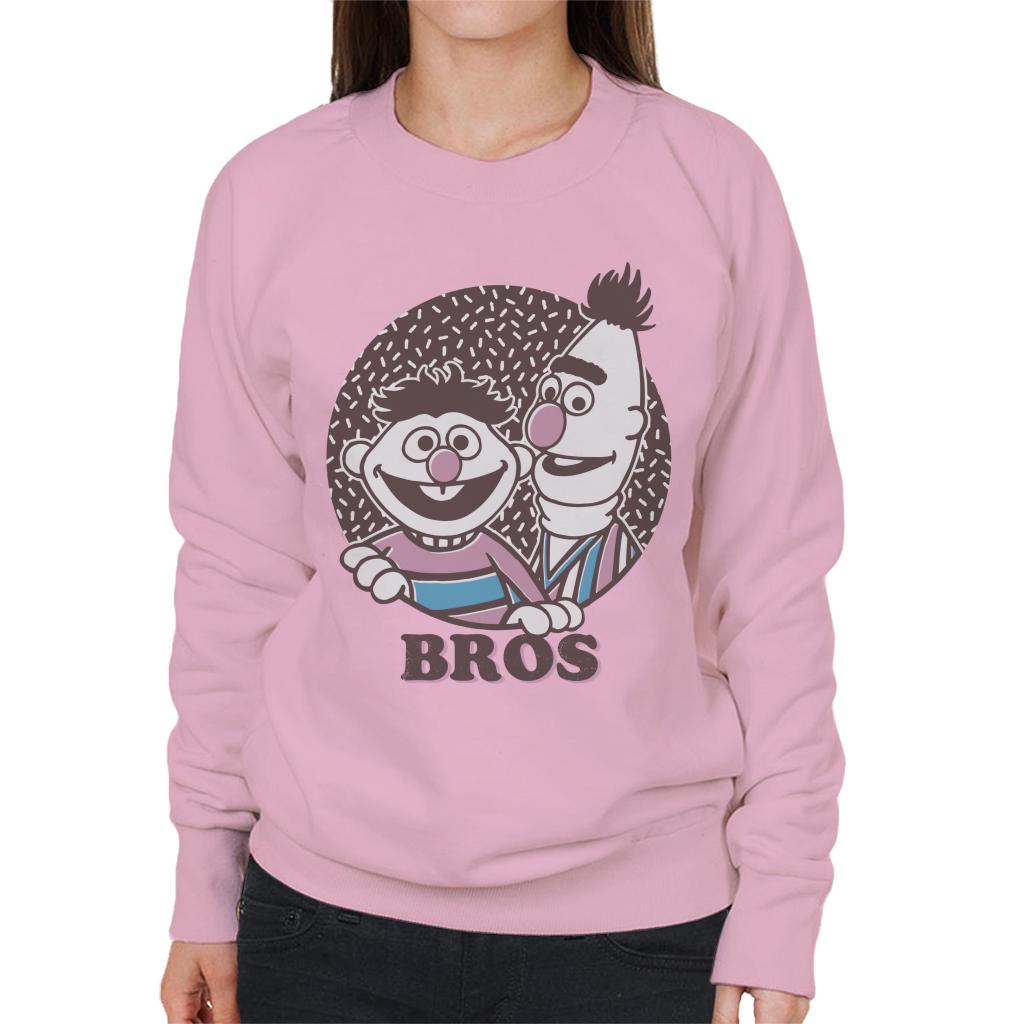 Sesame Street Ernie And Bert Bros Women's Sweatshirt-ALL + EVERY