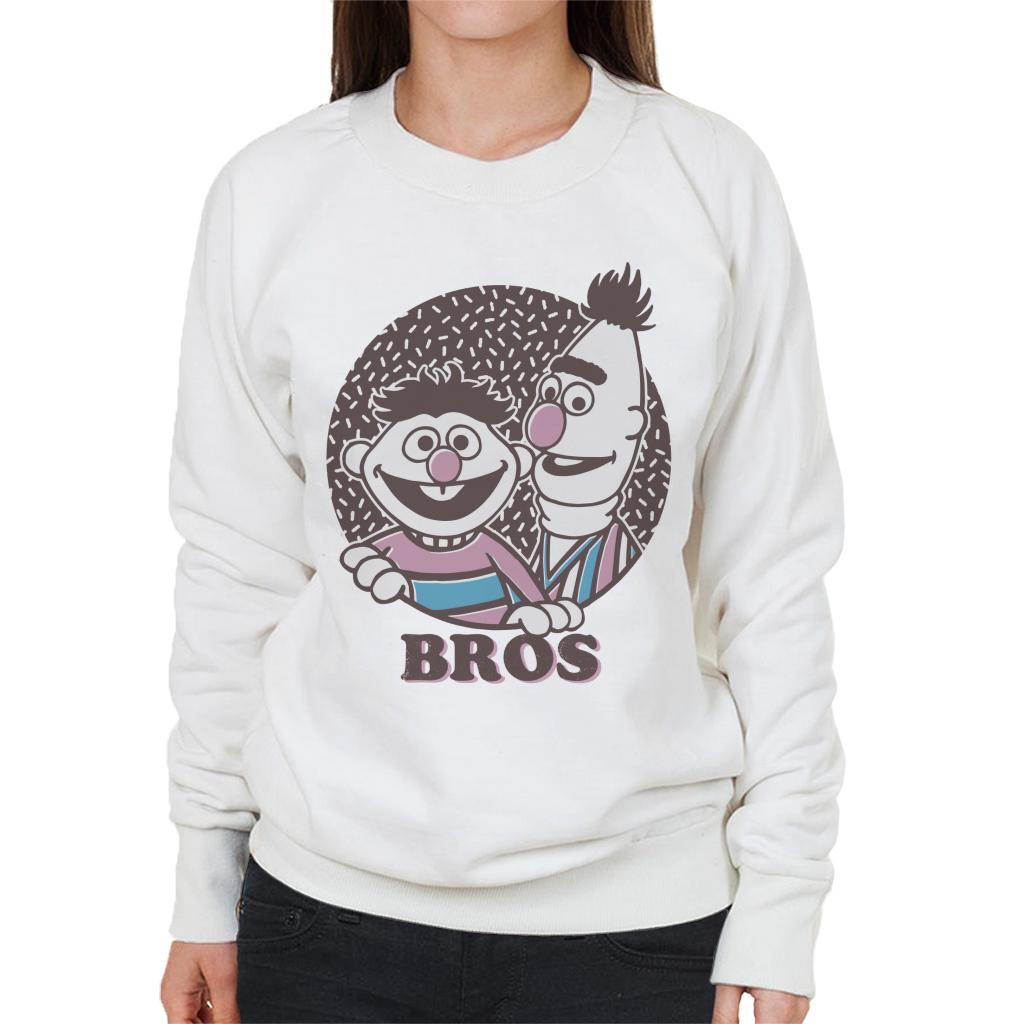 Sesame Street Ernie And Bert Bros Women's Sweatshirt-ALL + EVERY