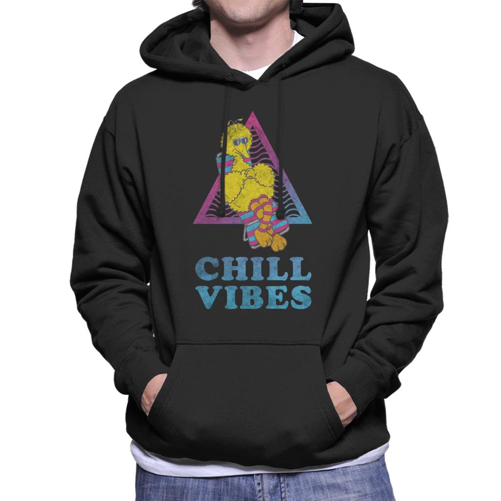 Sesame Street Big Bird Chill Vibes Men's Hooded Sweatshirt-ALL + EVERY