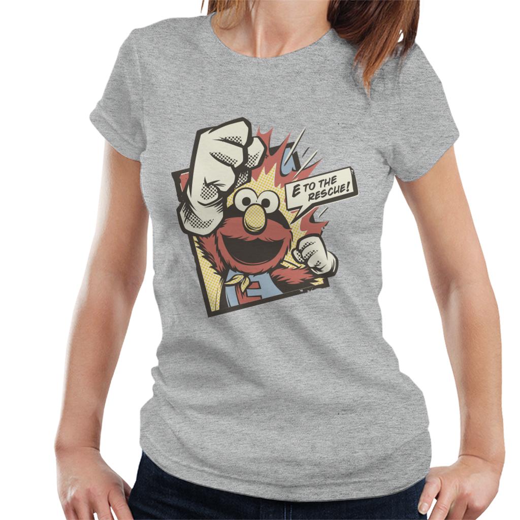 Sesame Street Elmo To The Rescue Women's T-Shirt-ALL + EVERY