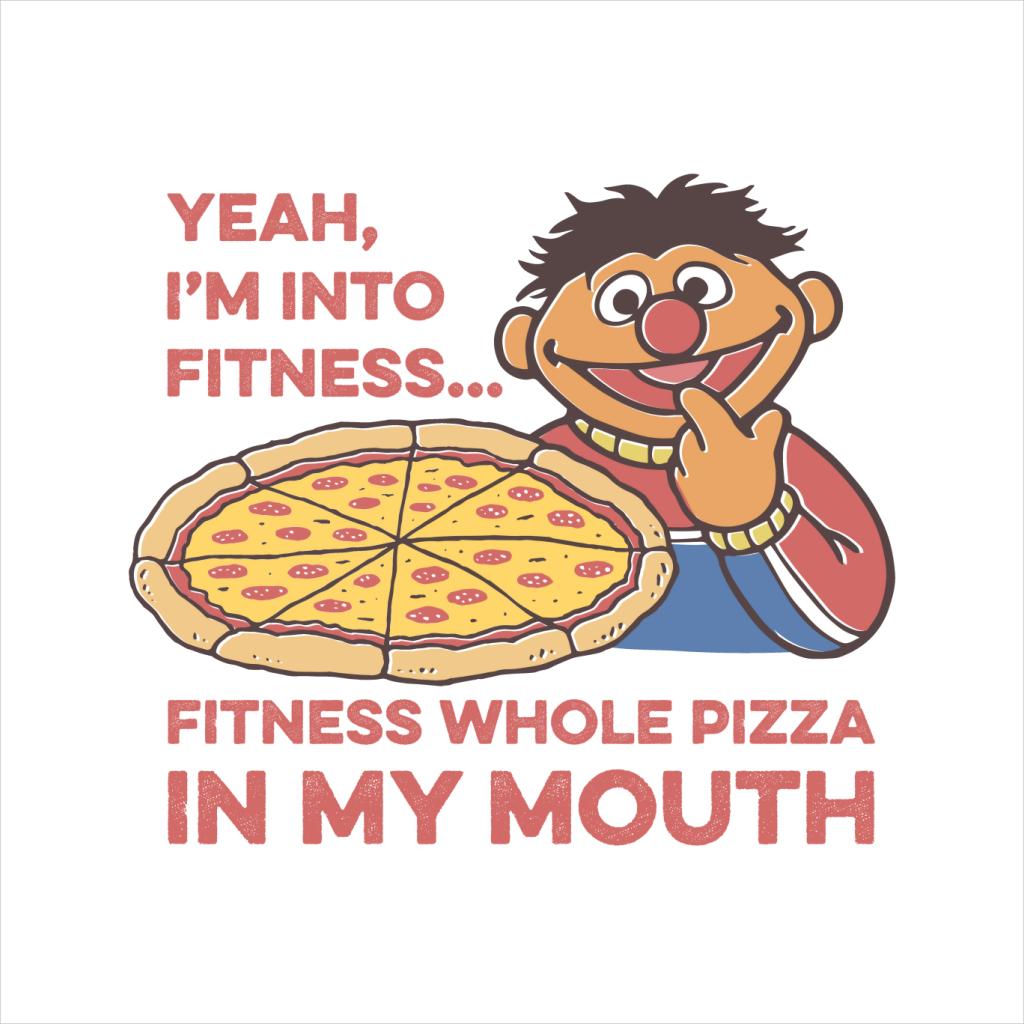 Sesame Street Fitness Pizza Men's T-Shirt-ALL + EVERY