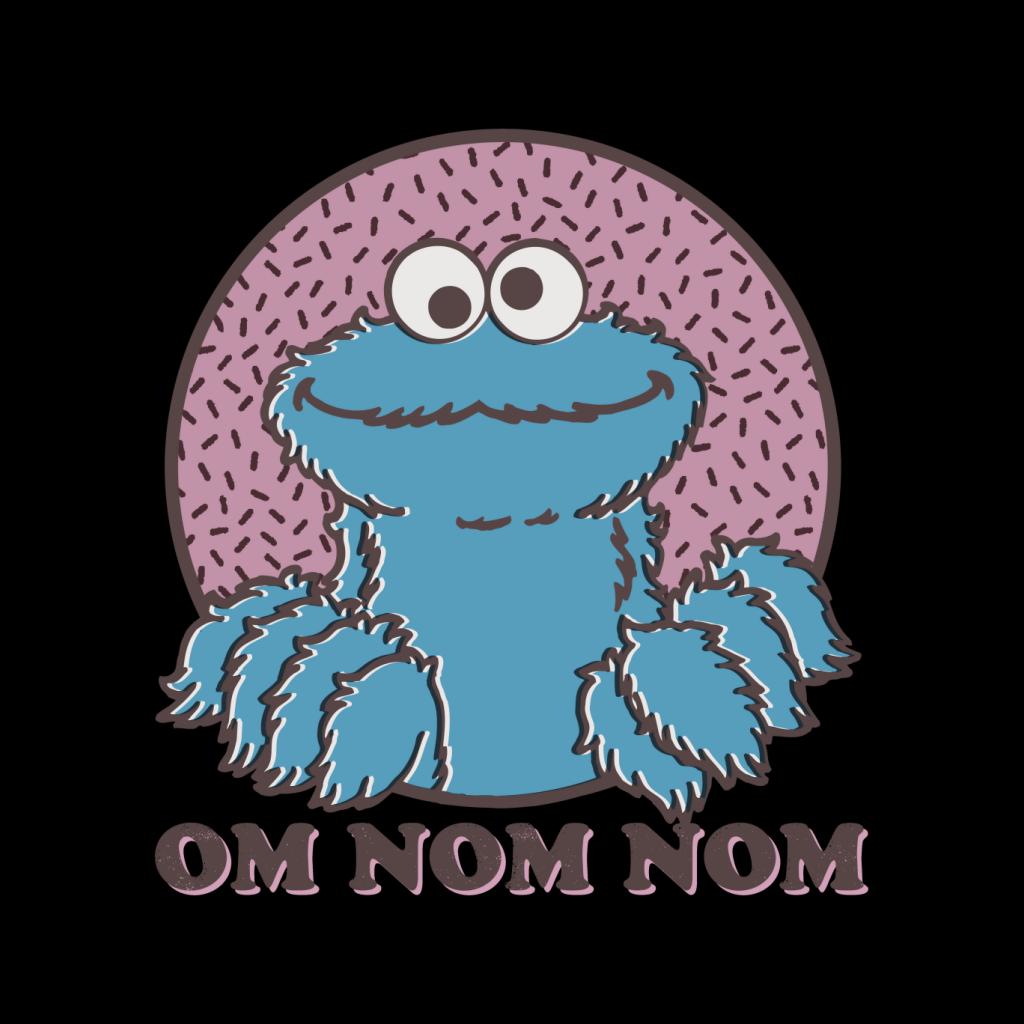 Sesame Street Cookie Monster Om Nom Nom Men's T-Shirt-ALL + EVERY