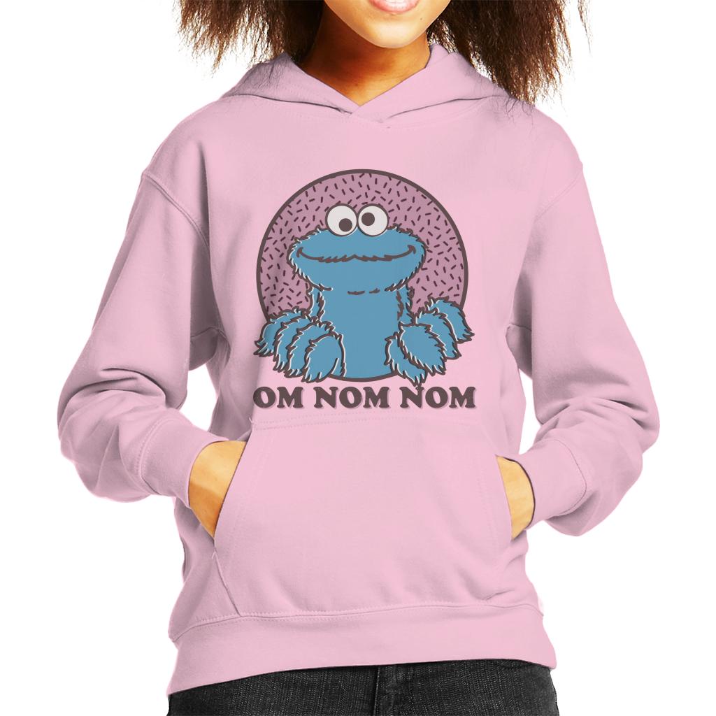 Sesame Street Cookie Monster Om Nom Nom Kid's Hooded Sweatshirt-ALL + EVERY