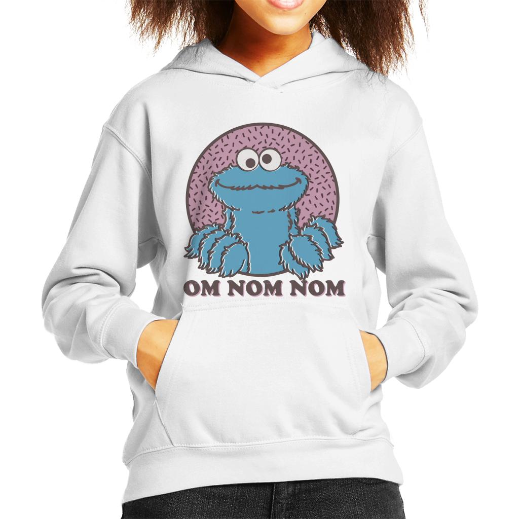 Sesame Street Cookie Monster Om Nom Nom Kid's Hooded Sweatshirt-ALL + EVERY