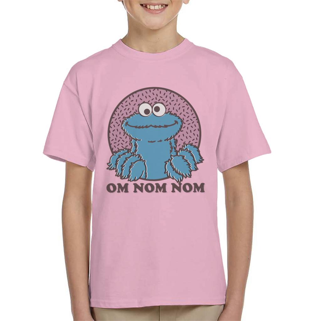 Sesame Street Cookie Monster Om Nom Nom Kid's T-Shirt-ALL + EVERY