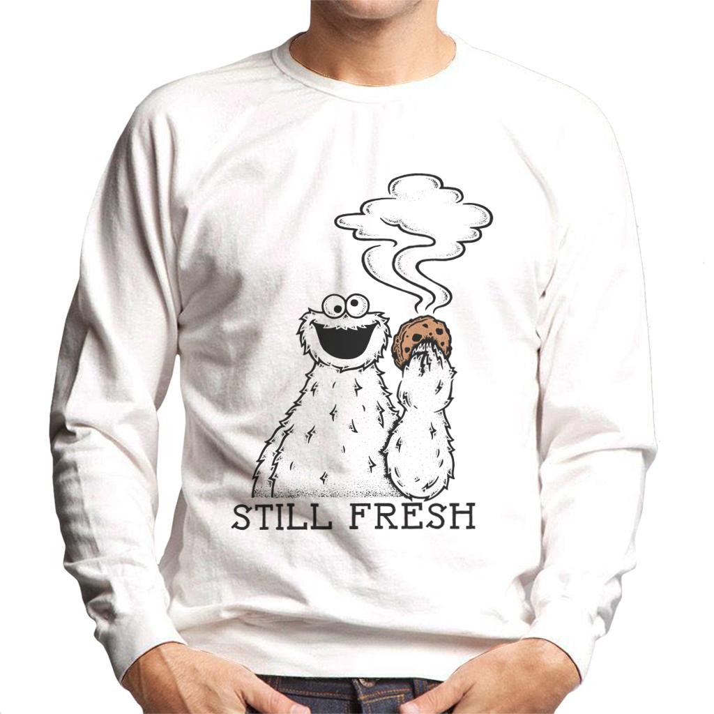 Sesame Street Cookie Monster Still Fresh Men's Sweatshirt-ALL + EVERY