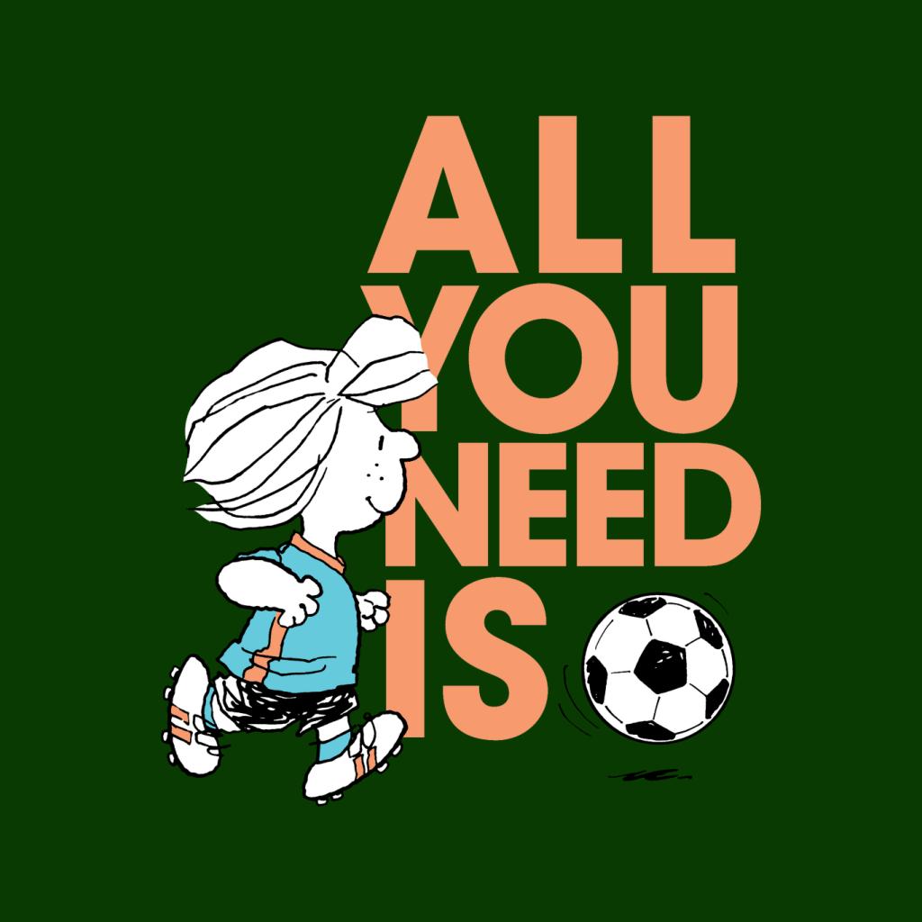 Peanuts Football Peppermint Patty All You Need Is Football Men's Sweatshirt-ALL + EVERY