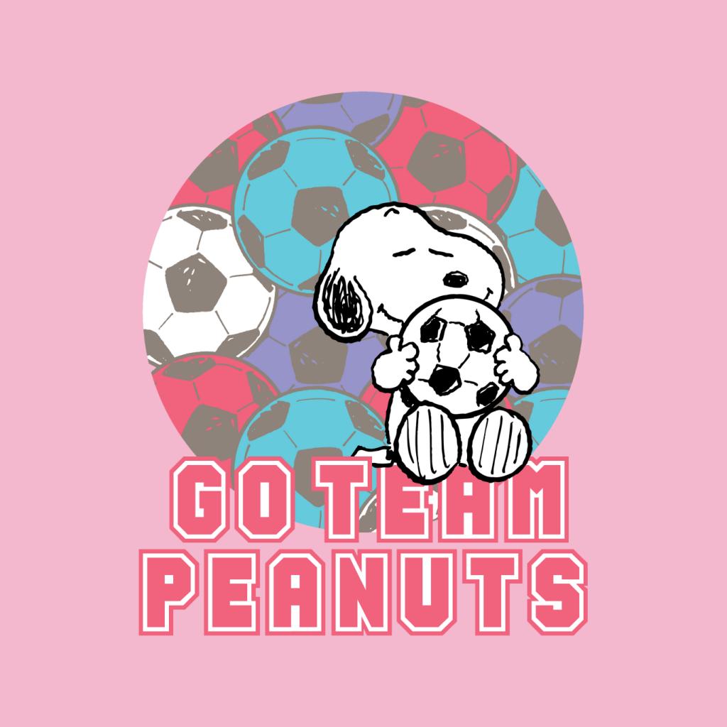 Peanuts Football Snoopy Go Team Peanuts Women's T-Shirt-ALL + EVERY