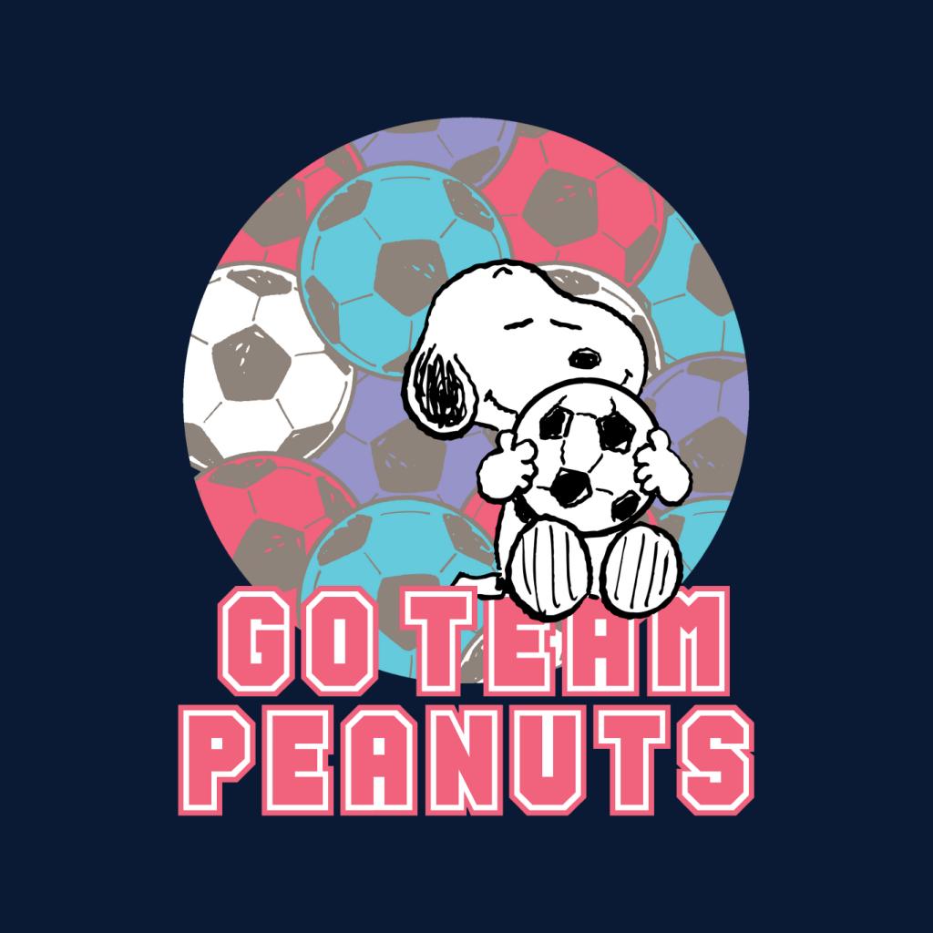 Peanuts Football Snoopy Go Team Peanuts Men's T-Shirt-ALL + EVERY