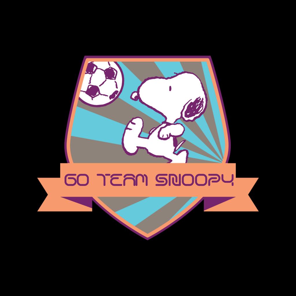 Peanuts Football Go Team Snoopy Men's T-Shirt-ALL + EVERY