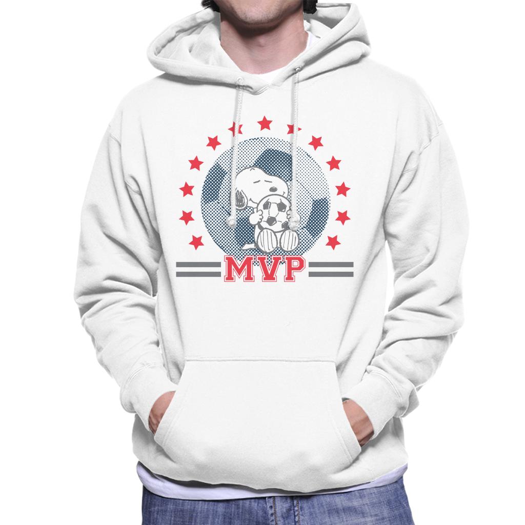 Peanuts Football Snoopy MVP Men's Hooded Sweatshirt-ALL + EVERY