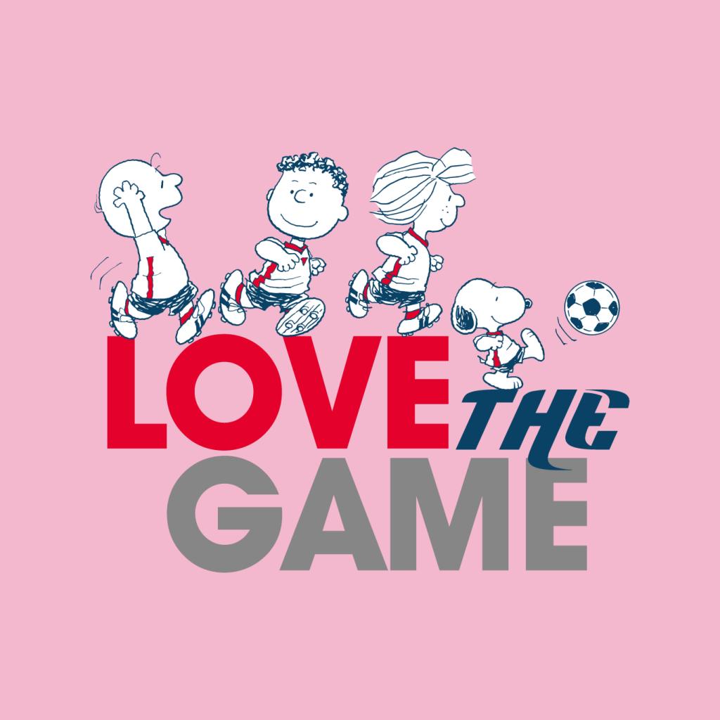 Peanuts Football Love The Game Women's T-Shirt-ALL + EVERY