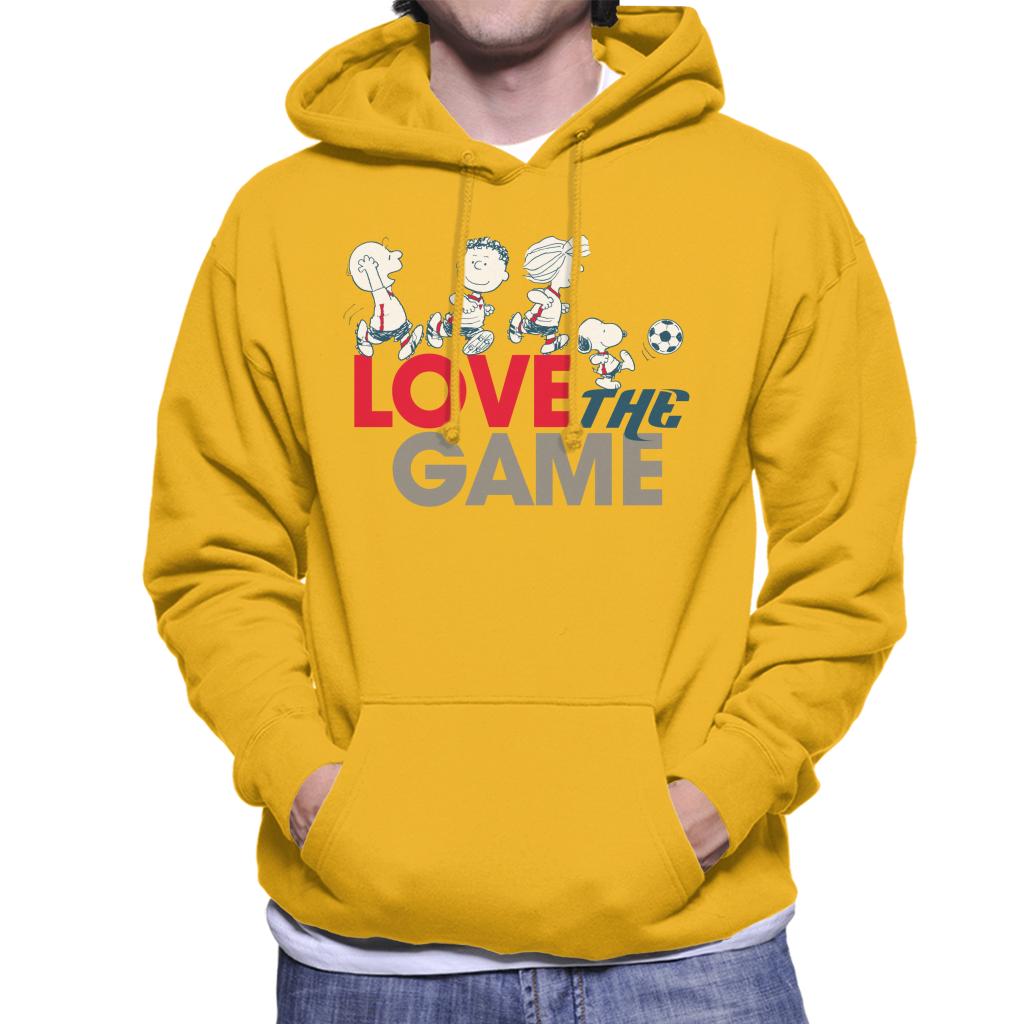 Peanuts Football Love The Game Men's Hooded Sweatshirt-ALL + EVERY