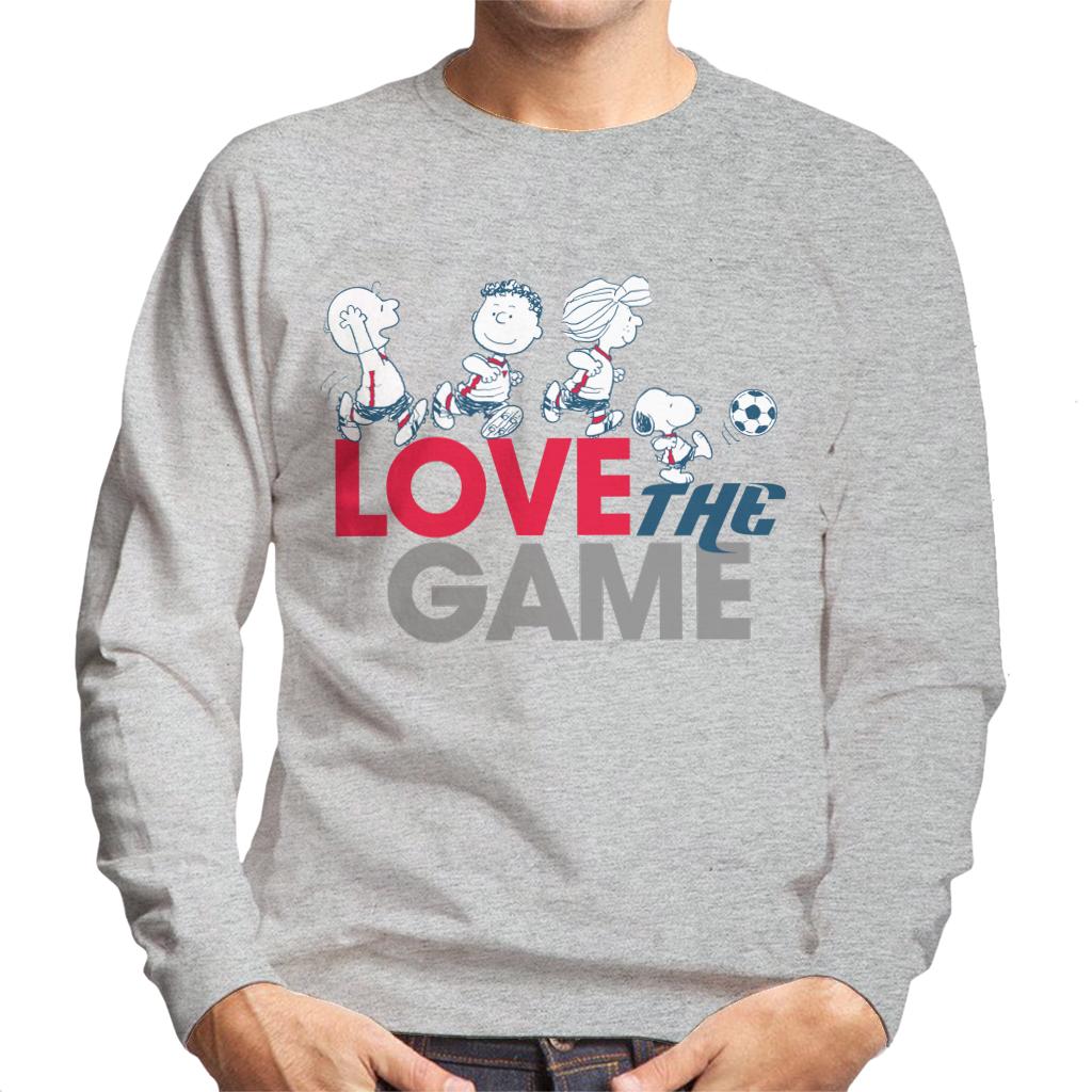 Peanuts Football Love The Game Men's Sweatshirt-ALL + EVERY
