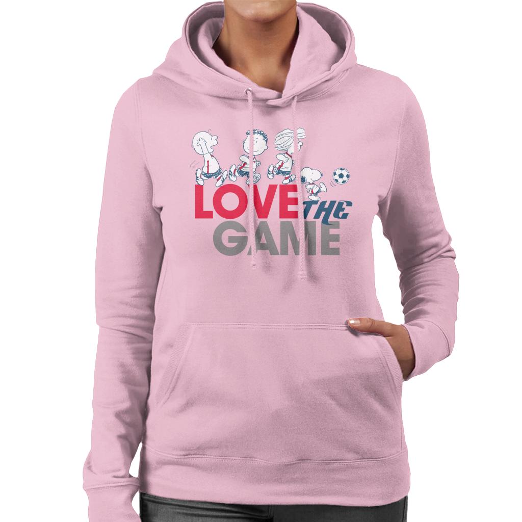 Peanuts Football Love The Game Women's Hooded Sweatshirt-ALL + EVERY