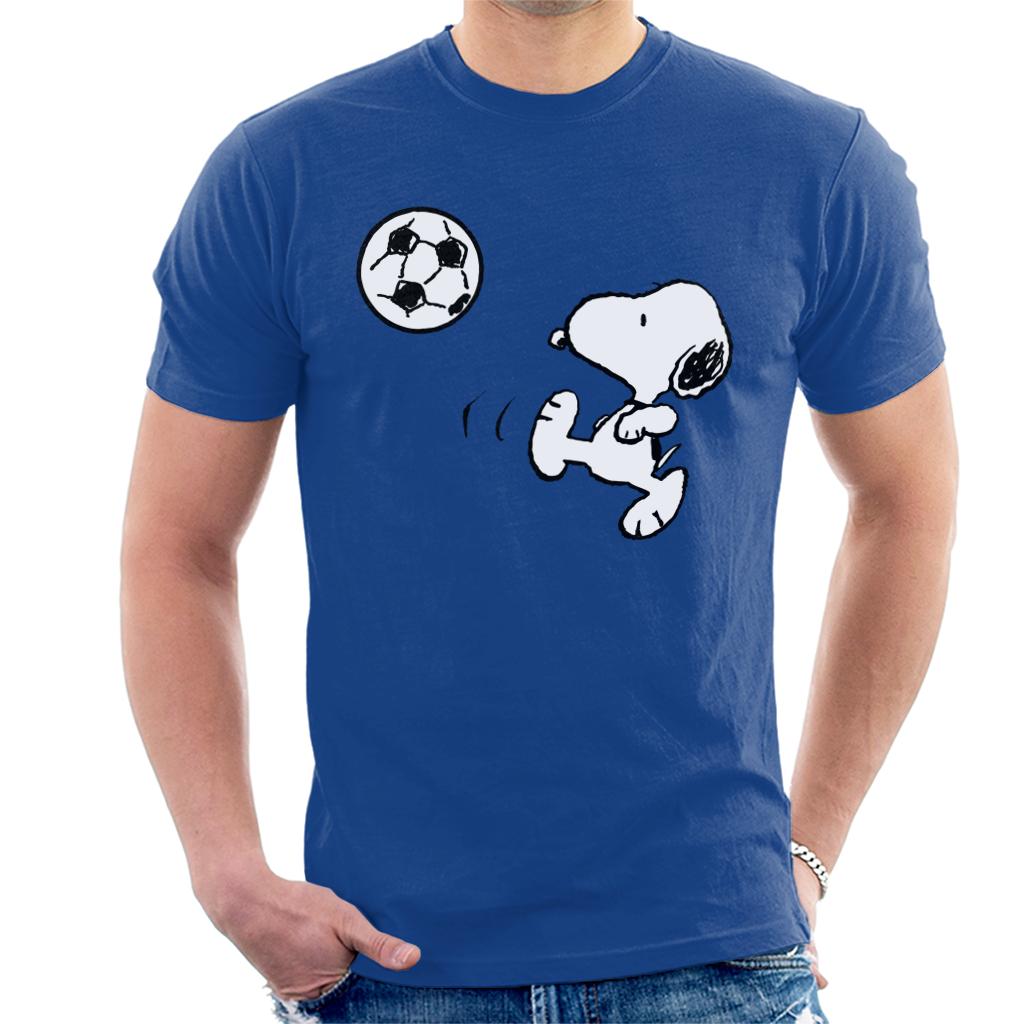 Peanuts Football Snoopy The Striker Men's T-Shirt-ALL + EVERY