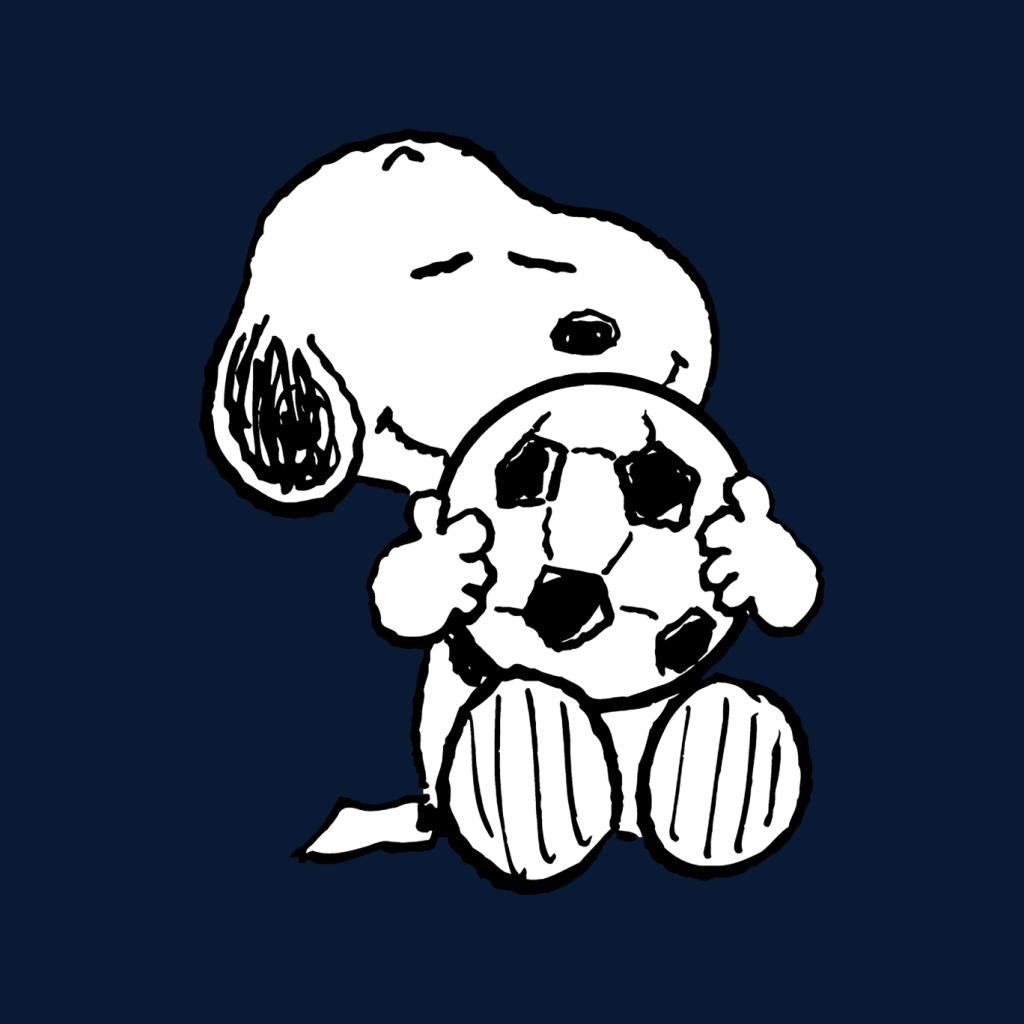 Peanuts Football Snoopy Football Hug Women's T-Shirt-ALL + EVERY