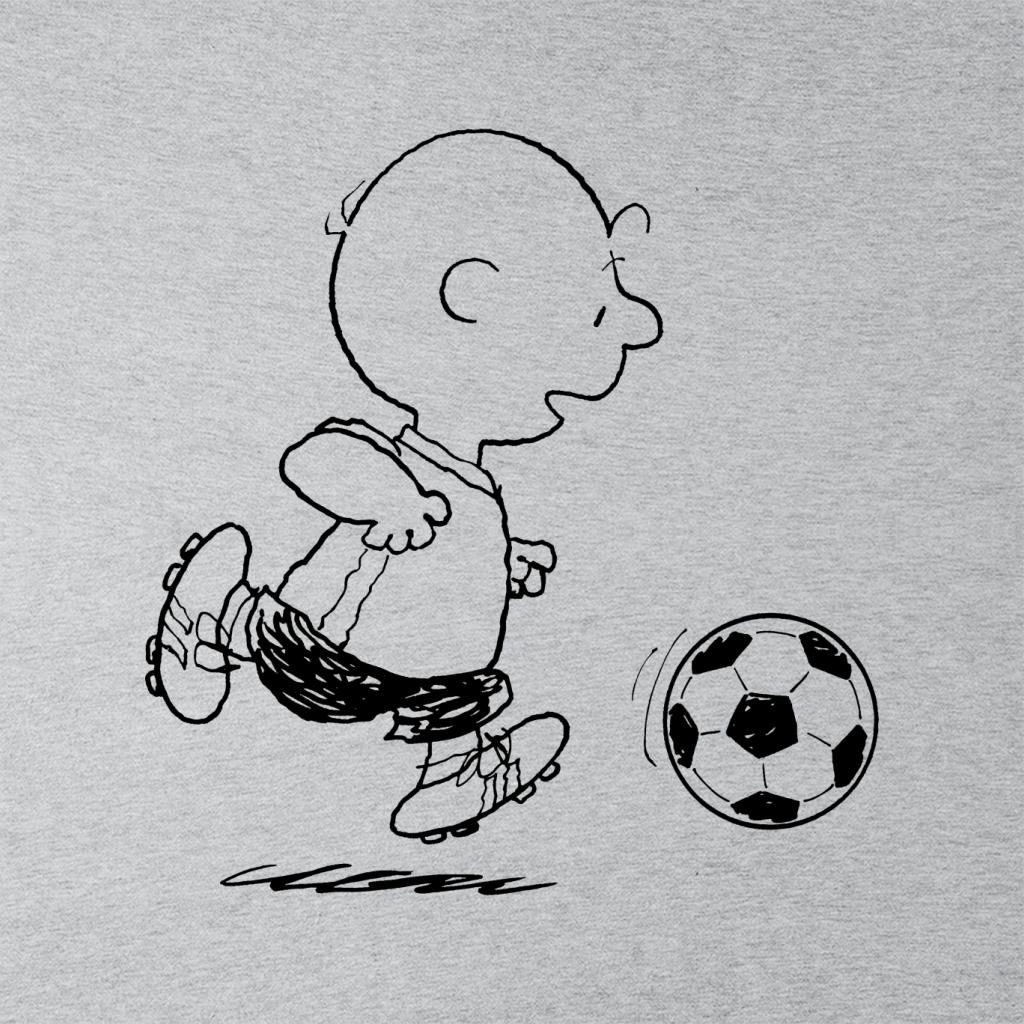 Peanuts Football Charlie Brown Dribble Men's T-Shirt-ALL + EVERY