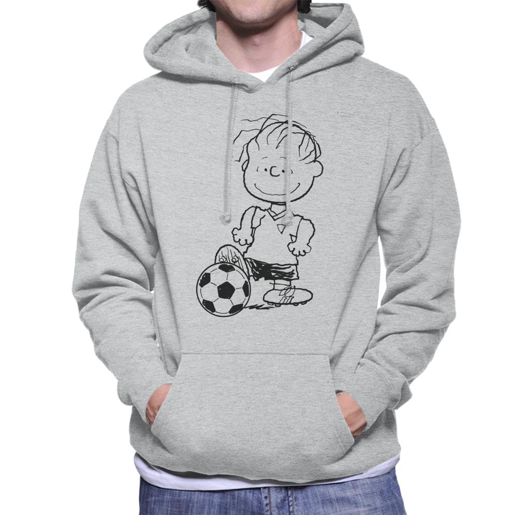 Peanuts Football Linus Van Pelt Skills Men's Hooded Sweatshirt-ALL + EVERY