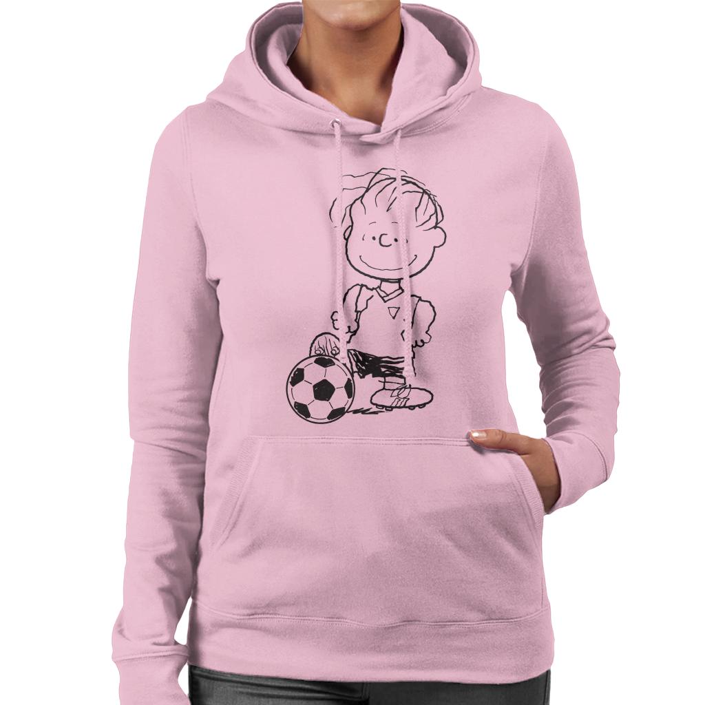 Peanuts Football Linus Van Pelt Skills Women's Hooded Sweatshirt-ALL + EVERY