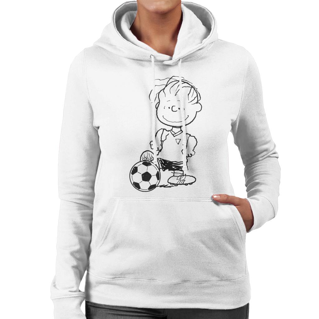 Peanuts Football Linus Van Pelt Skills Women's Hooded Sweatshirt-ALL + EVERY