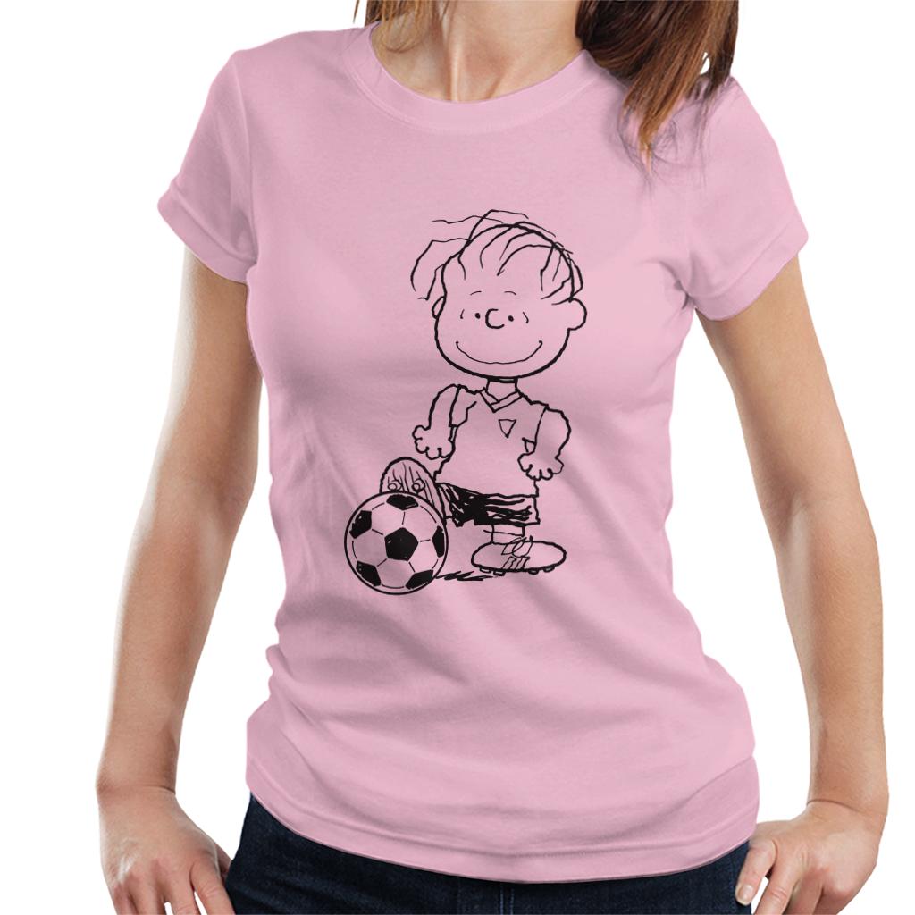 Peanuts Football Linus Van Pelt Skills Women's T-Shirt-ALL + EVERY