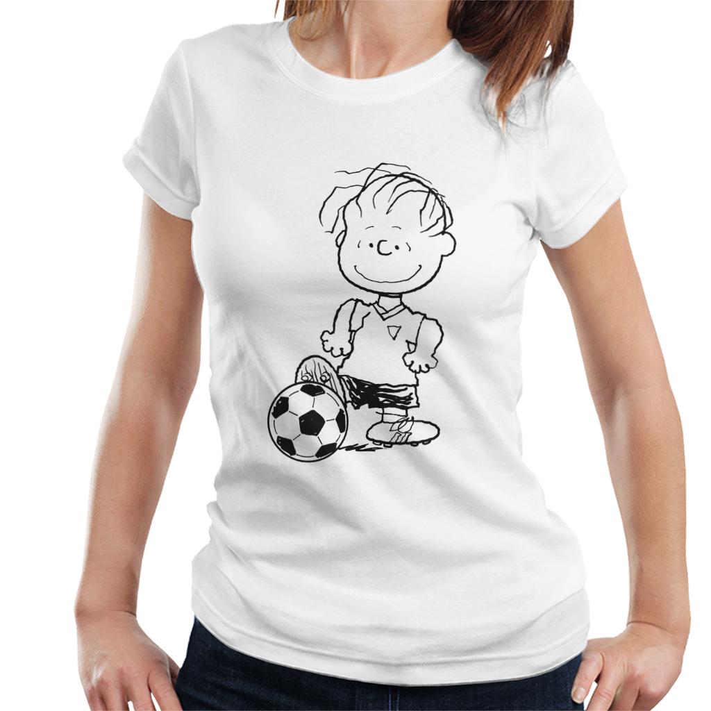 Peanuts Football Linus Van Pelt Skills Women's T-Shirt-ALL + EVERY