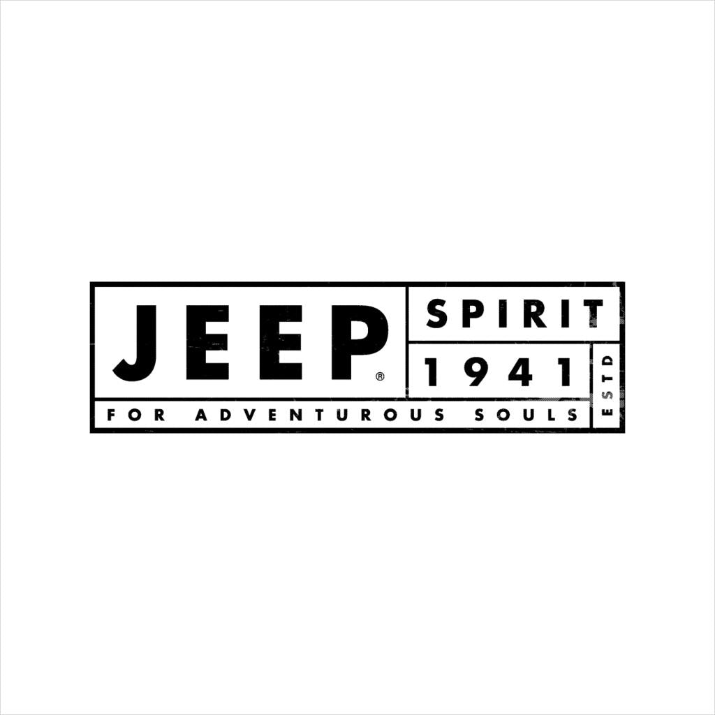 Jeep Spirit 1941 Estd For Adventurous Souls Dark Logo Men's Hooded Sweatshirt-ALL + EVERY