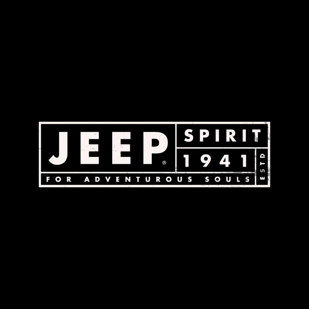 Jeep Spirit 1941 Estd For Adventurous Souls Light Logo Men's T-Shirt-ALL + EVERY