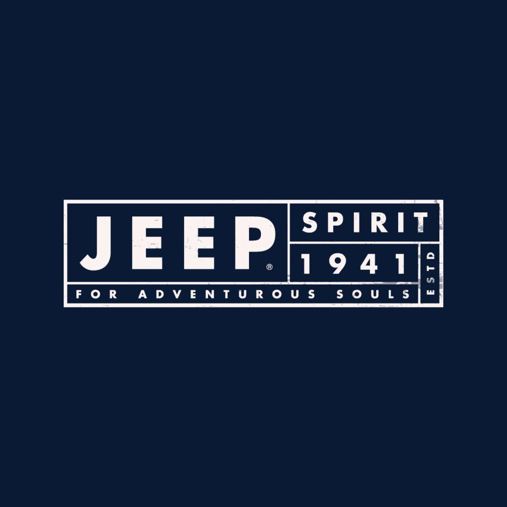 Jeep Spirit 1941 Estd For Adventurous Souls Light Logo Men's T-Shirt-ALL + EVERY