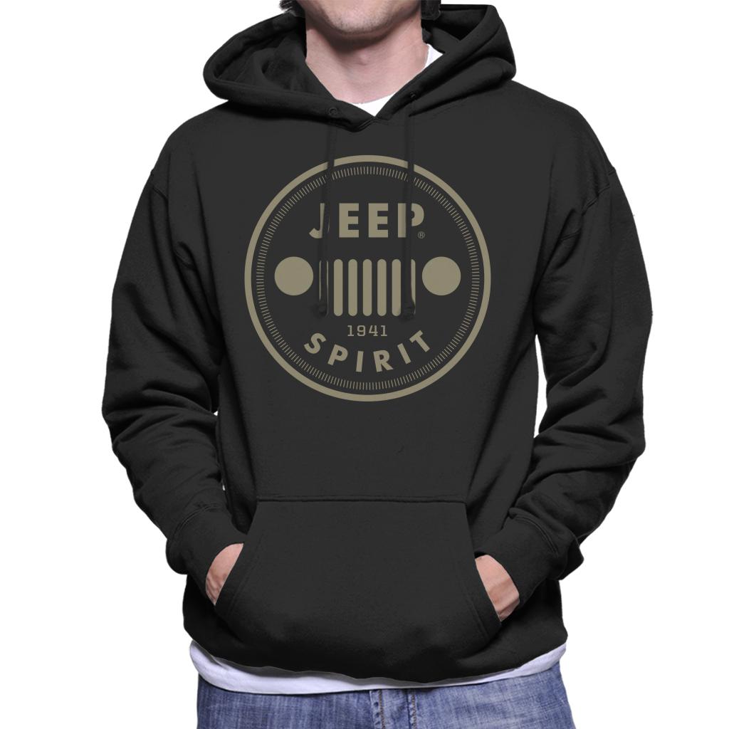 Jeep Spirit 1941 Logo Men's Hooded Sweatshirt-ALL + EVERY