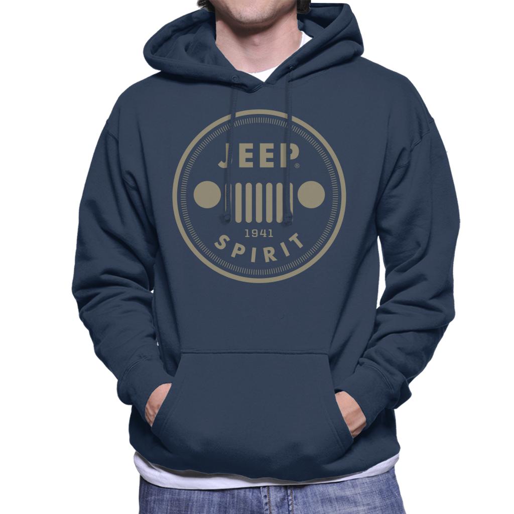 Jeep Spirit 1941 Logo Men's Hooded Sweatshirt-ALL + EVERY