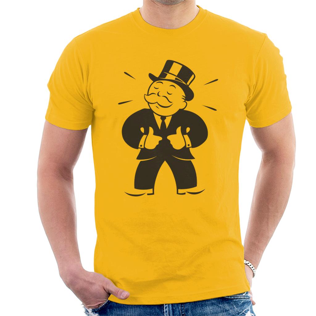 Monopoly Man Thumbs Up Men's T-Shirt-ALL + EVERY