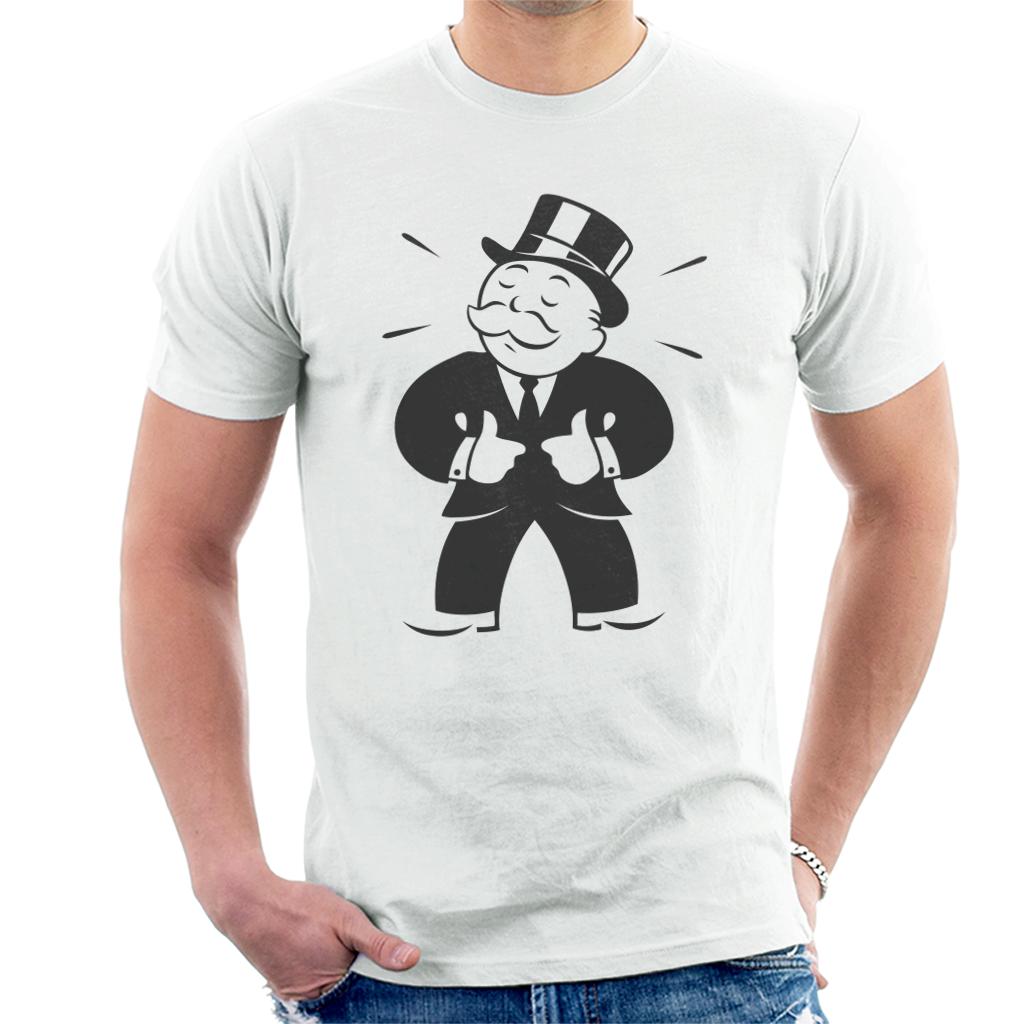 Monopoly Man Thumbs Up Men's T-Shirt-ALL + EVERY