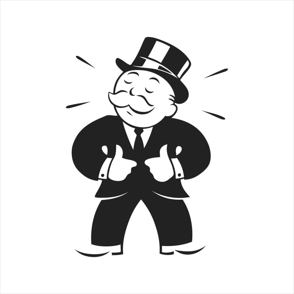 Monopoly Man Thumbs Up Kid's T-Shirt-ALL + EVERY