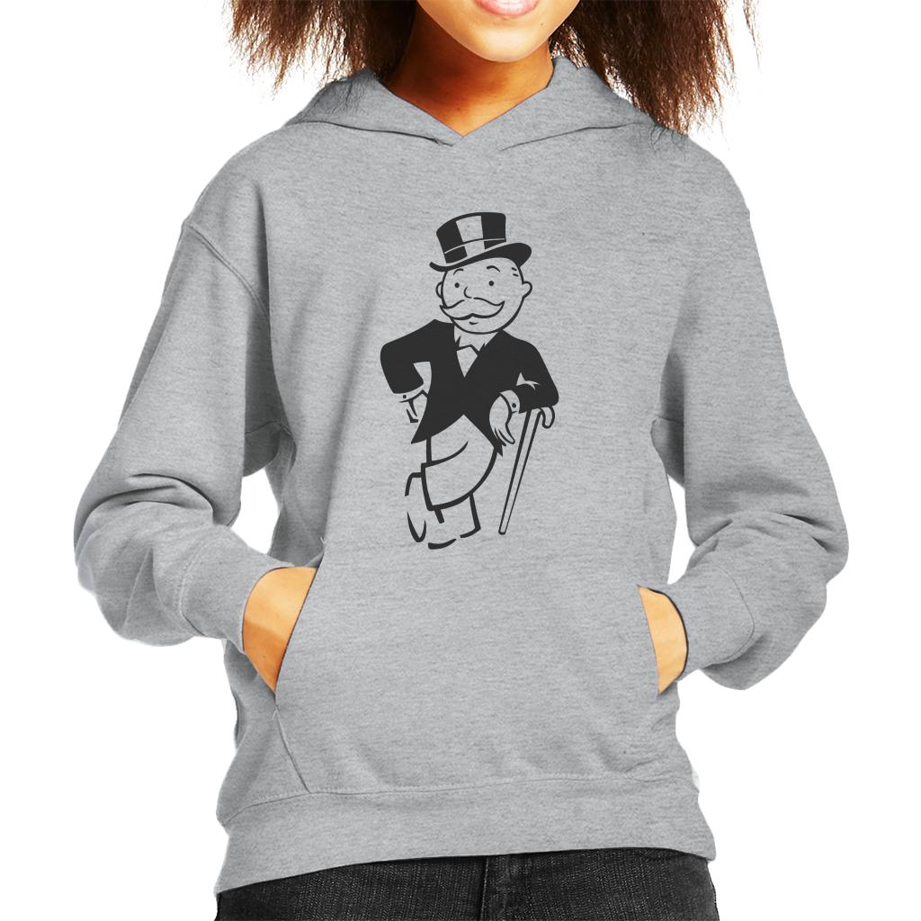 Monopoly Man Cane Lean Kid's Hooded Sweatshirt-ALL + EVERY