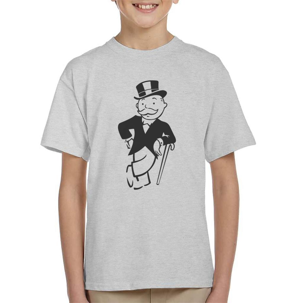 Monopoly Man Cane Lean Kid's T-Shirt-ALL + EVERY