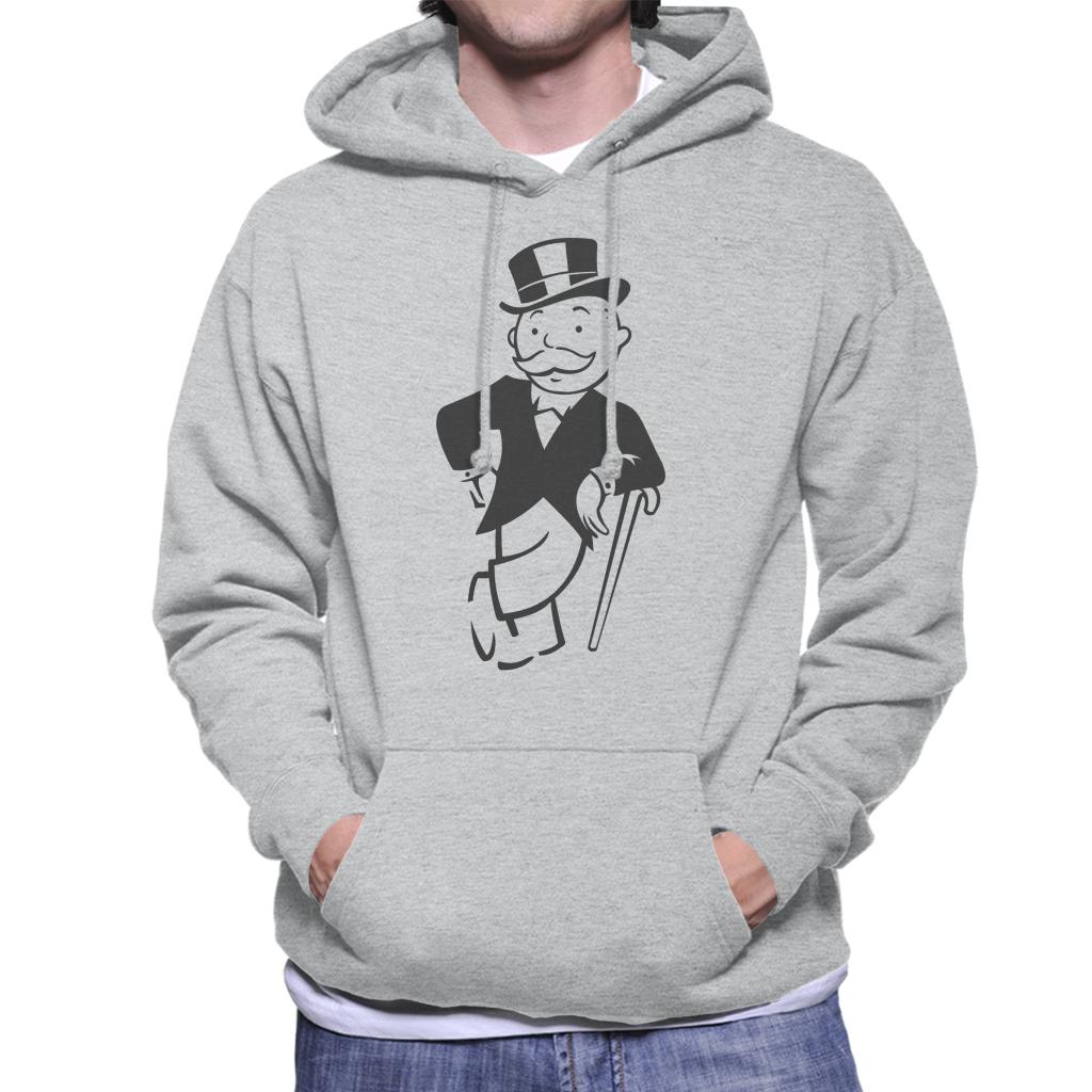 Monopoly Man Cane Lean Men's Hooded Sweatshirt-ALL + EVERY