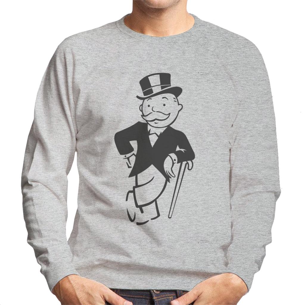 Monopoly Man Cane Lean Men's Sweatshirt-ALL + EVERY