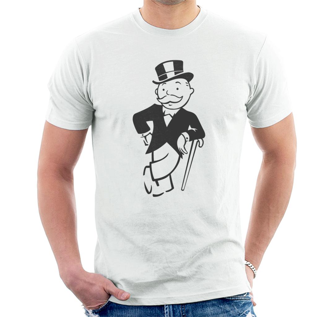 Monopoly Man Cane Lean Men's T-Shirt-ALL + EVERY