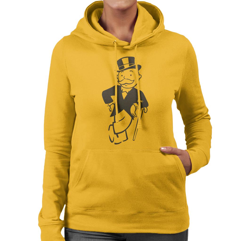 Monopoly Man Cane Lean Women's Hooded Sweatshirt-ALL + EVERY