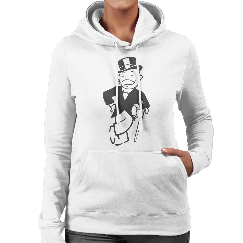 Monopoly Man Cane Lean Women's Hooded Sweatshirt-ALL + EVERY