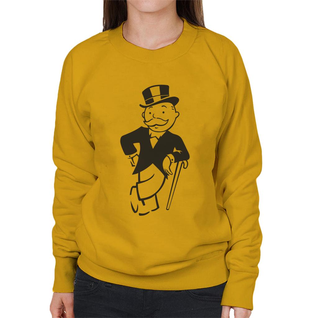 Monopoly Man Cane Lean Women's Sweatshirt-ALL + EVERY