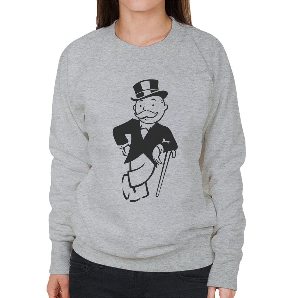 Monopoly Man Cane Lean Women's Sweatshirt-ALL + EVERY