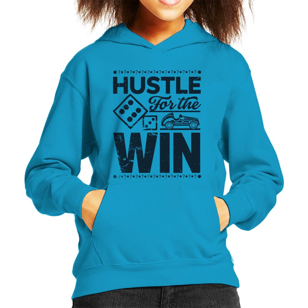 Monopoly Hustle For The Win Kid's Hooded Sweatshirt-ALL + EVERY