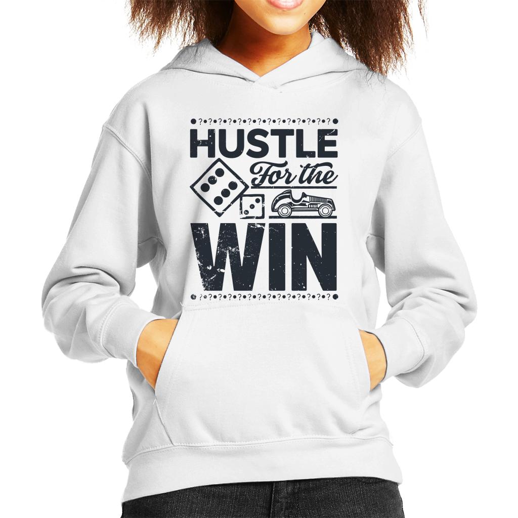 Monopoly Hustle For The Win Kid's Hooded Sweatshirt-ALL + EVERY