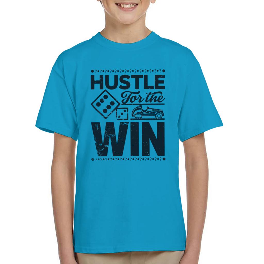 Monopoly Hustle For The Win Kid's T-Shirt-ALL + EVERY