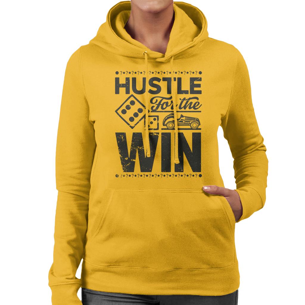 Monopoly Hustle For The Win Women's Hooded Sweatshirt-ALL + EVERY