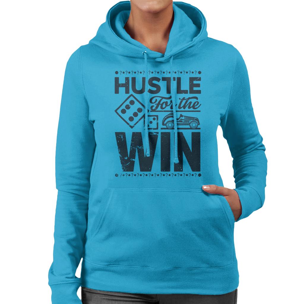 Monopoly Hustle For The Win Women's Hooded Sweatshirt-ALL + EVERY